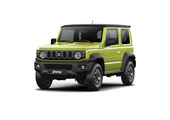 Suzuki Jimny vooraanzicht