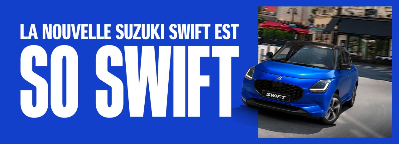 La dernière génération de Suzuki Swift