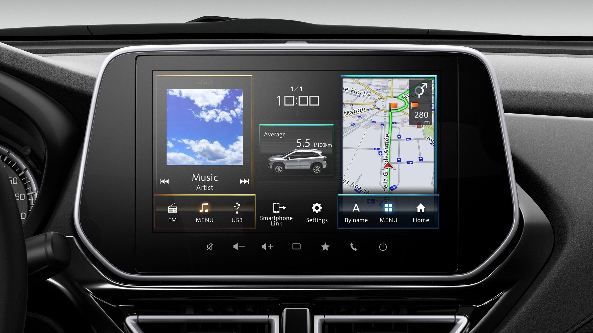 S-Cross 2022 display GLX