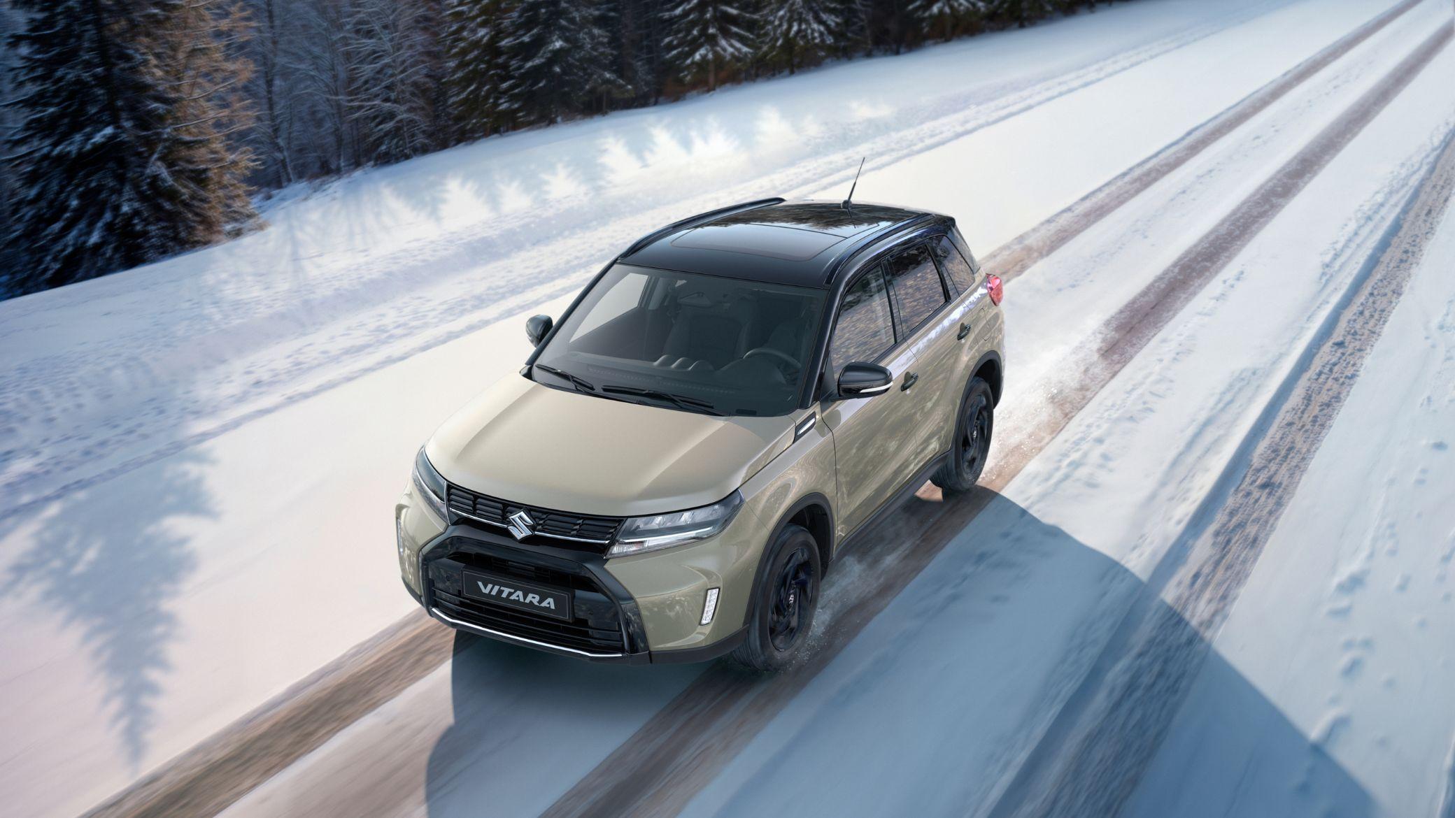 Vitara Tsuki driving in snow